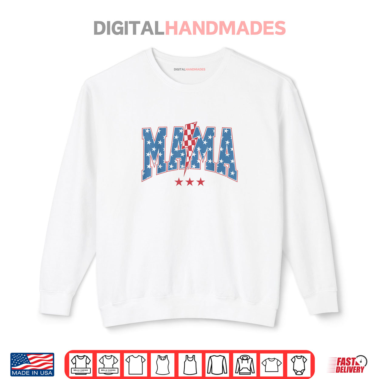 Mama Dada Mini 4th of July American Family Matching Tees Shirt Mama Dada Mini 4th of July American Family Matching Tees Shirt