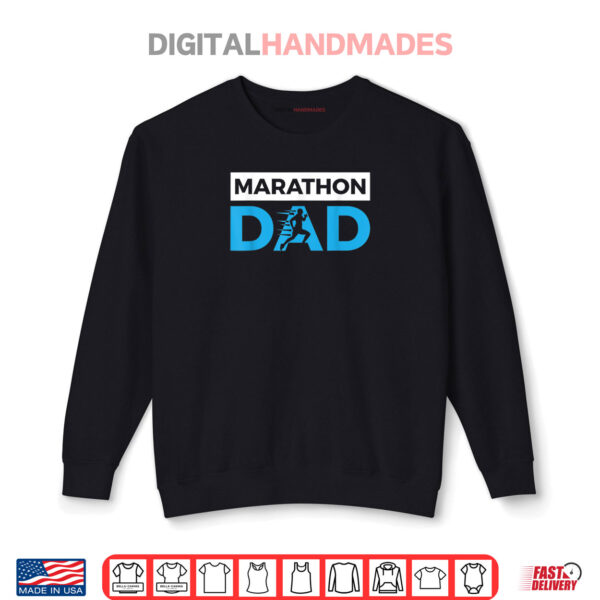 Sweatshirt Marathon Dad Funny Sport Running Fathers Day Gift Shirt