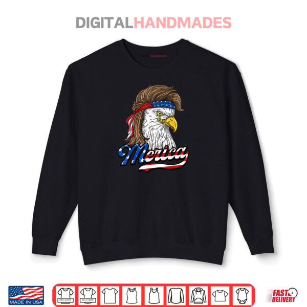 Merica Patriotic USA Eagle Of Freedom 4th of July Shirt 1 Sweatshirt Merica Patriotic USA Eagle Of Freedom 4th of July Shirt