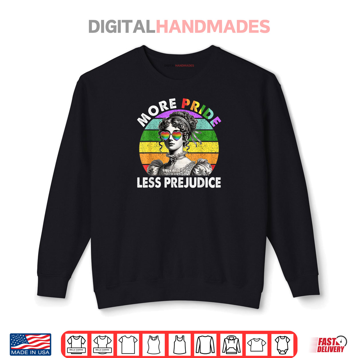 More Pride Less Prejudice Pride Month LGBTQ Gay Lesbian Shirt More Pride Less Prejudice Pride Month LGBTQ Gay Lesbian Shirt
