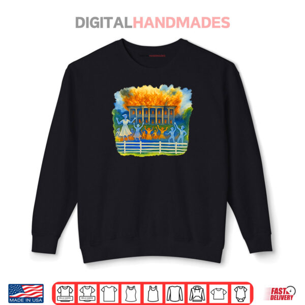 Nottoway Plantation Fire Juneteenth 1865 Shirt 1 Sweatshirt Nottoway Plantation Fire Juneteenth 1865 Shirt