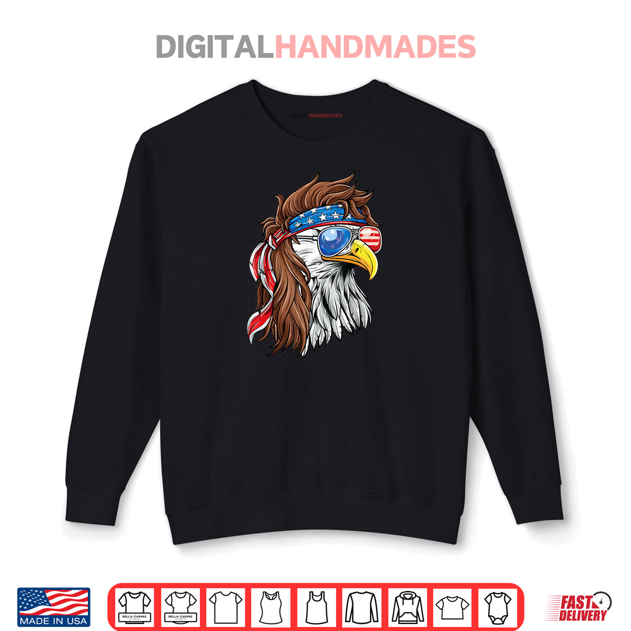 Patriotic Bald Eagle Mullet USA American Flag 4th of July Shirt Patriotic Bald Eagle Mullet USA American Flag 4th of July Shirt