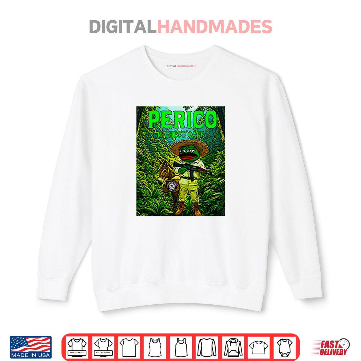 Perico Valdez Highest Caff Pepe Frog Meme Donkey Shirt Perico Valdez Highest Caff Pepe Frog Meme Donkey Shirt