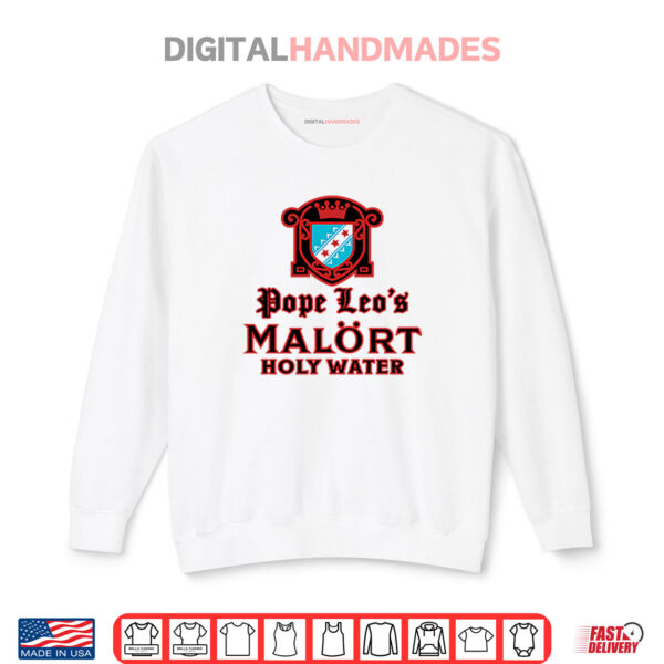 Sweatshirt Pope Leos Malort Holy Water Shirt