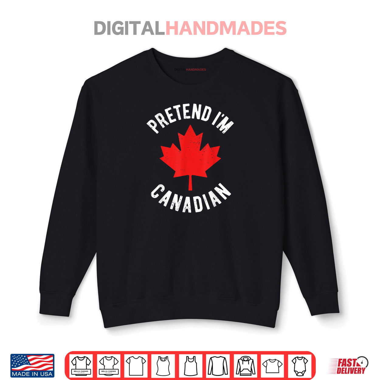 Pretend I’m Canadian Canada Day Canadian Halloween Costume Shirt Pretend I’m Canadian Canada Day Canadian Halloween Costume Shirt