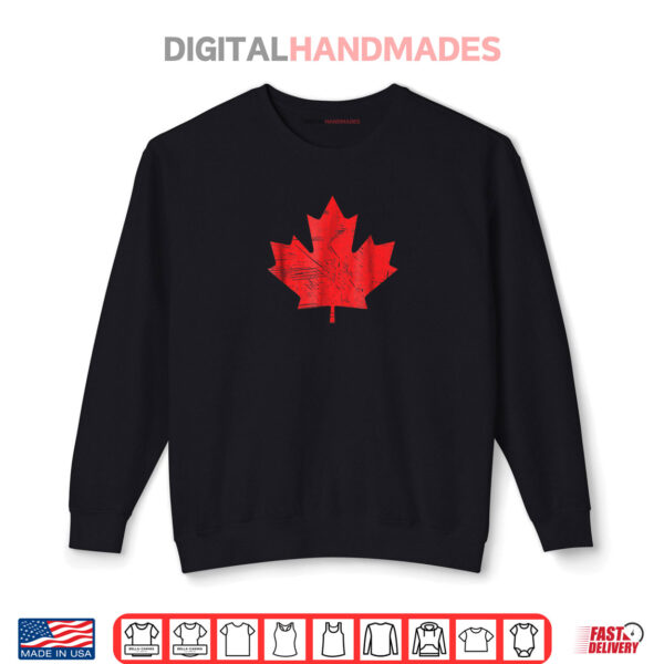 Sweatshirt Red Maple Leaf Shirt Canada Day Edition