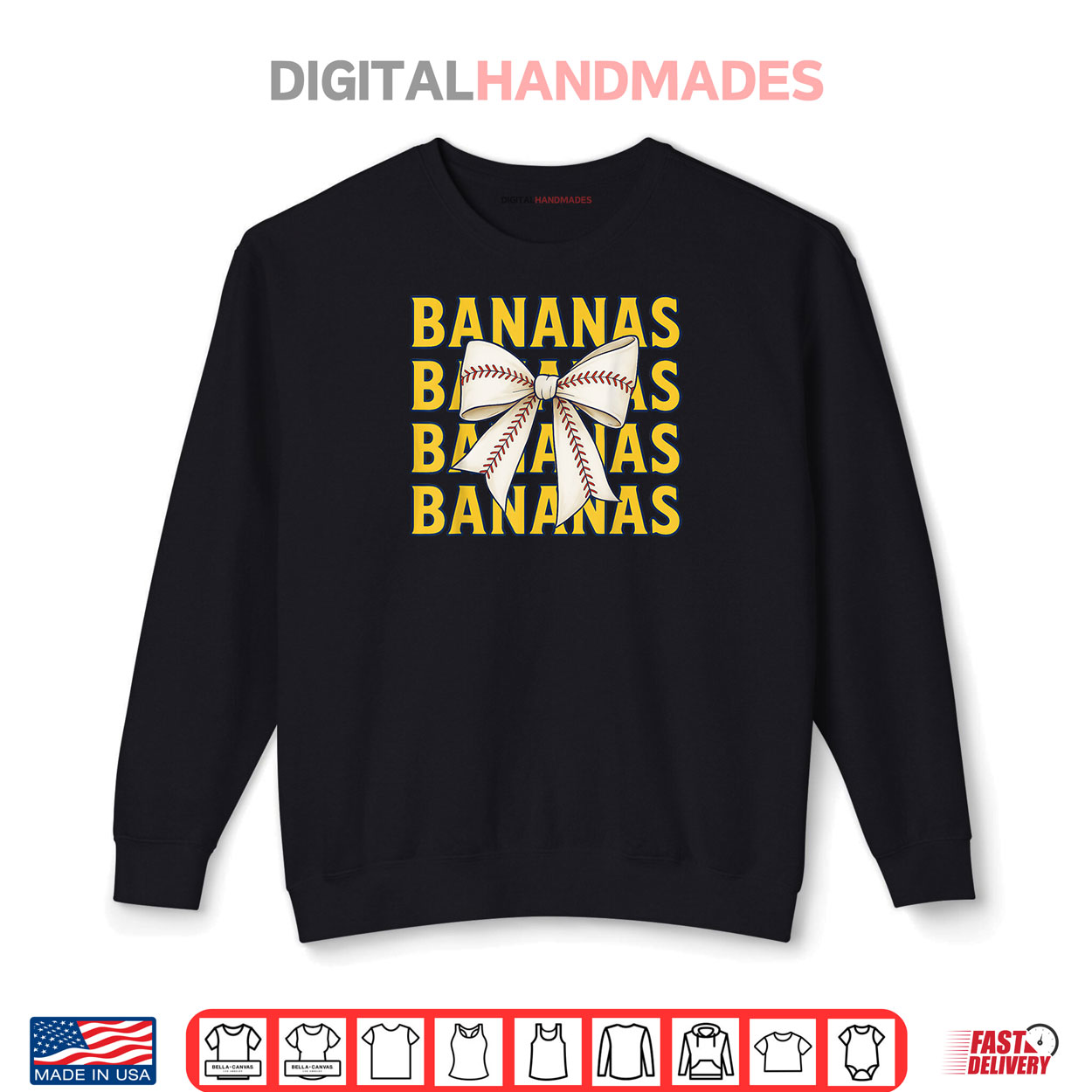 Retro Bananas Last Name Gifts Coquette Bow Shirt Retro Bananas Last Name Gifts Coquette Bow Shirt