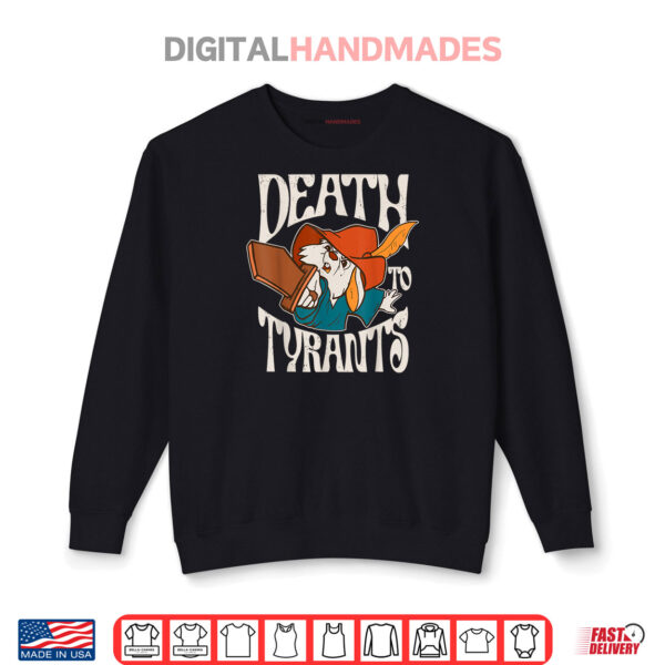Retro Rabbit Death To Tyrants Vintage 90s Shirt 1 Sweatshirt Retro Rabbit Death To Tyrants Vintage 90s Shirt