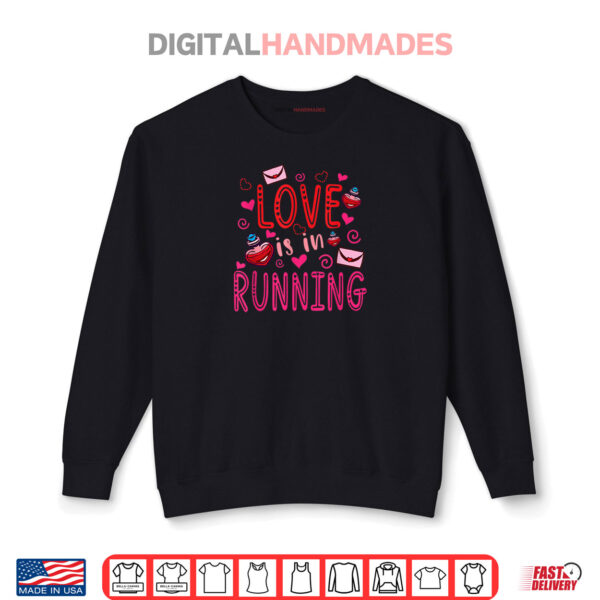 Running Valentines Day Apparel Running Love Heart Shirt 1 Sweatshirt Running Valentines Day Apparel Running Love Heart Shirt