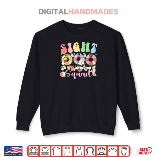 Sweatshirt Sight Squad Summer Vibes Funny Optometry Ophthalmologist Shirt