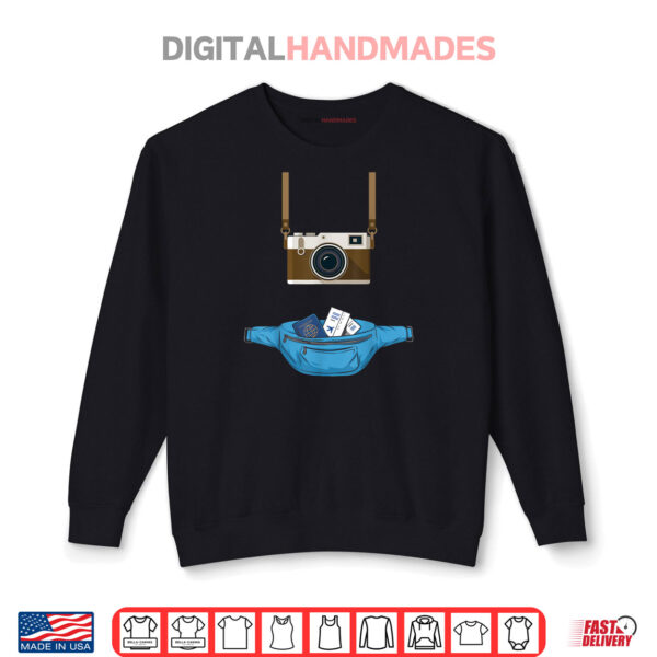 Sweatshirt Tacky Tourist Outfit Women Men Kids Boys Spirit Day Camera Shirt