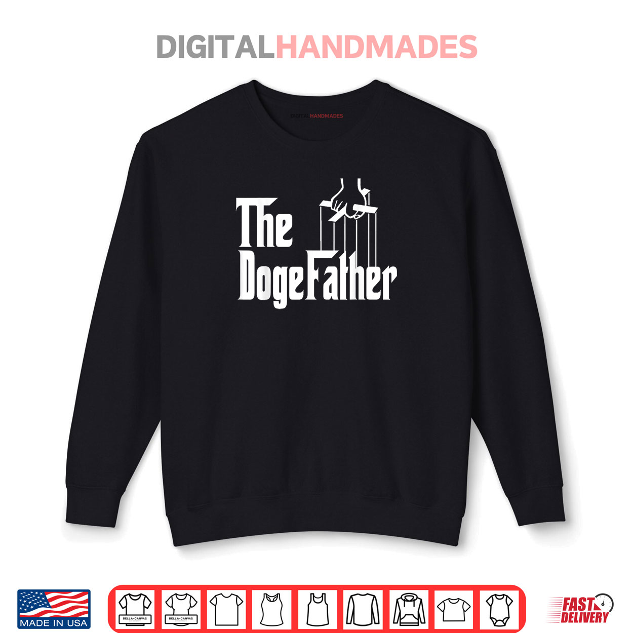 The DogeFather DogeCoin Crypto Moon Doge Father Shirt The DogeFather DogeCoin Crypto Moon Doge Father Shirt