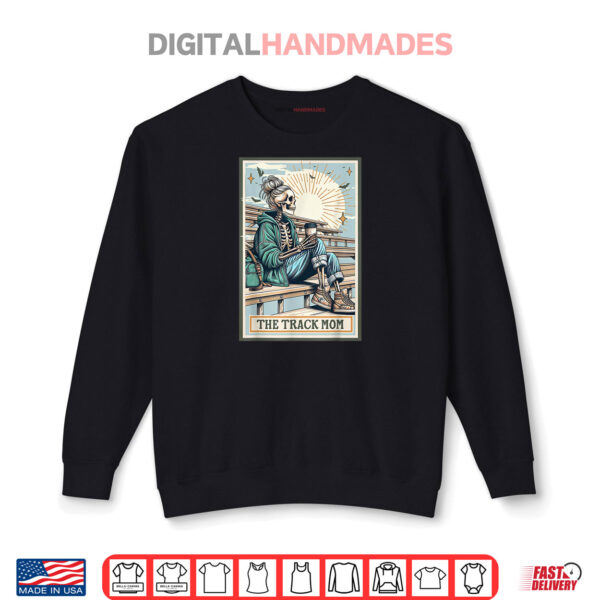 Sweatshirt The Track Mom Skeleton Tarot Card Running Runner Mothers Day Shirt