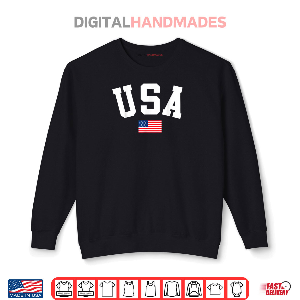 USA American Flag Patriotic 4th of July Shirt USA American Flag Patriotic 4th of July Shirt
