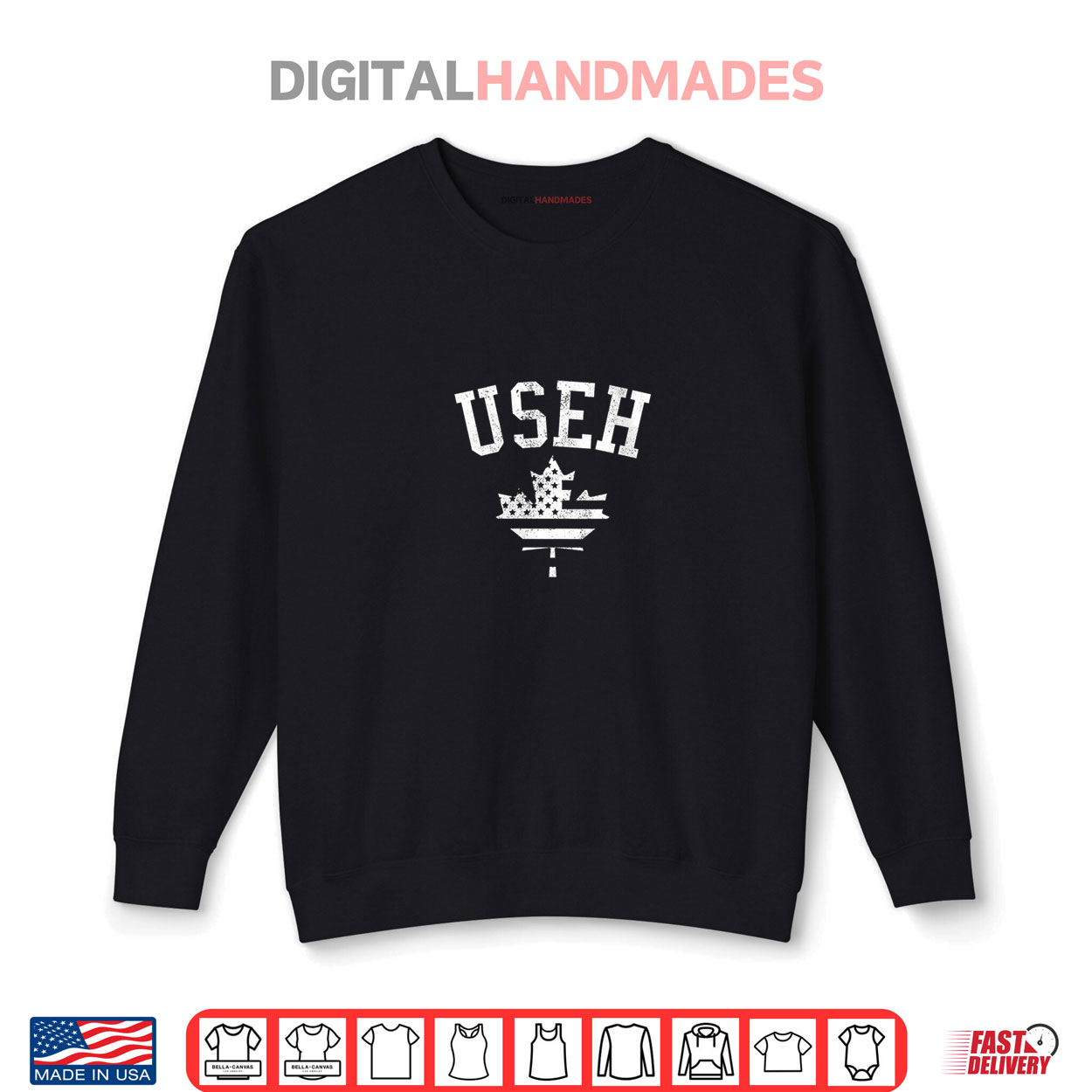 USEH Funny Canadian Eh American Canadian Flag Canada Day Shirt USEH Funny Canadian Eh American Canadian Flag Canada Day Shirt