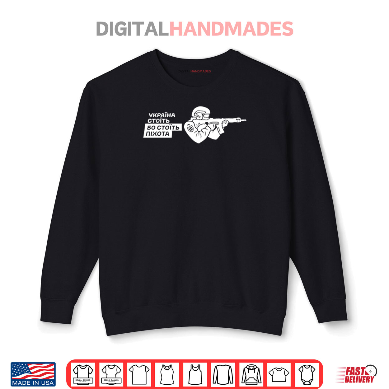 Ukraine Stands Because The Infantry Stands Shirt Ukraine Stands Because The Infantry Stands Shirt