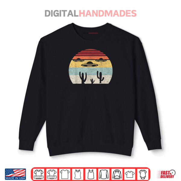 Vintage Retro UFO Alien Desert Shirt 1 Sweatshirt Vintage Retro UFO Alien Desert Shirt