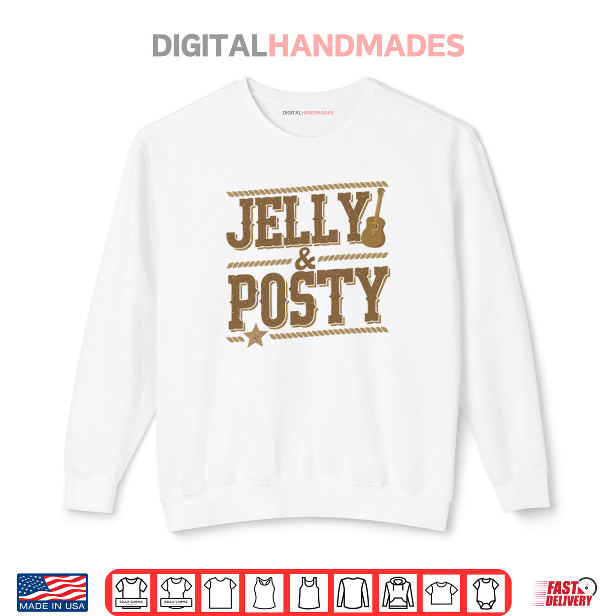 Western Jelly Roll Posty Shirt Western Jelly Roll Posty Shirt