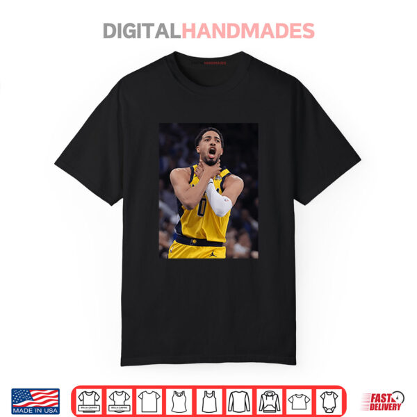 Tyrese Haliburton Choke Sign Game 1 Shirt