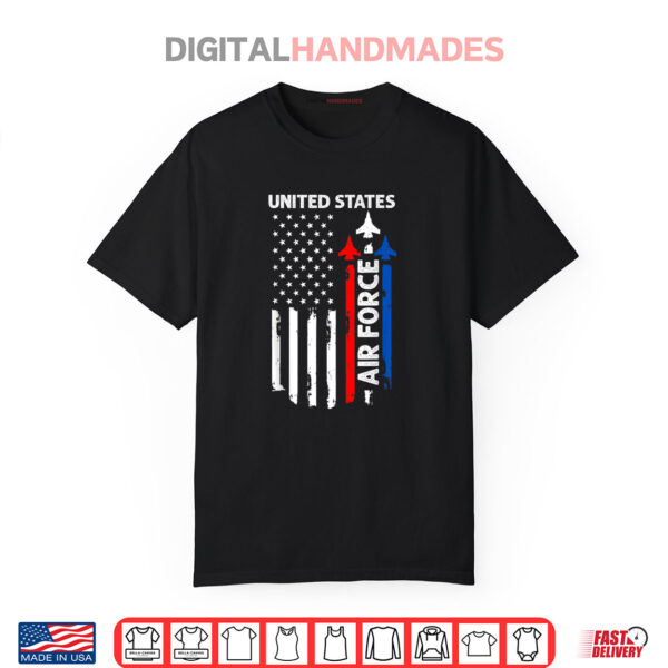 United States Air Force American USA Flag July 4th Patriotic Shirt