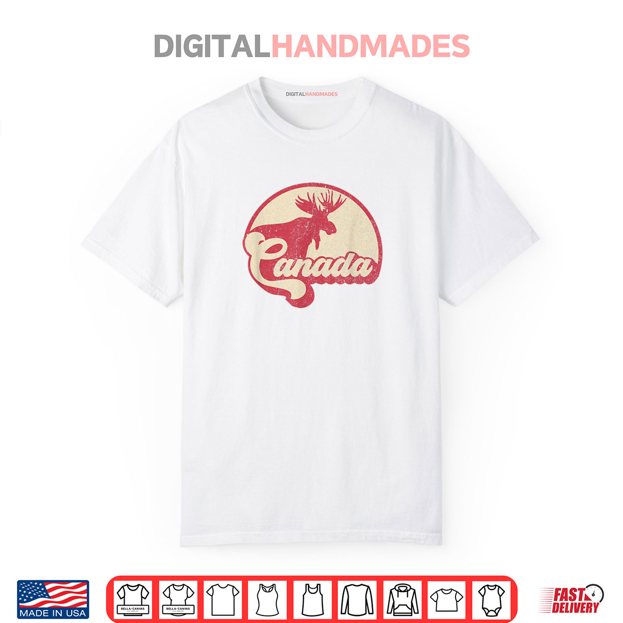 Vintage Canadian Moose Canada Day Shirt Vintage Canadian Moose Canada Day Shirt