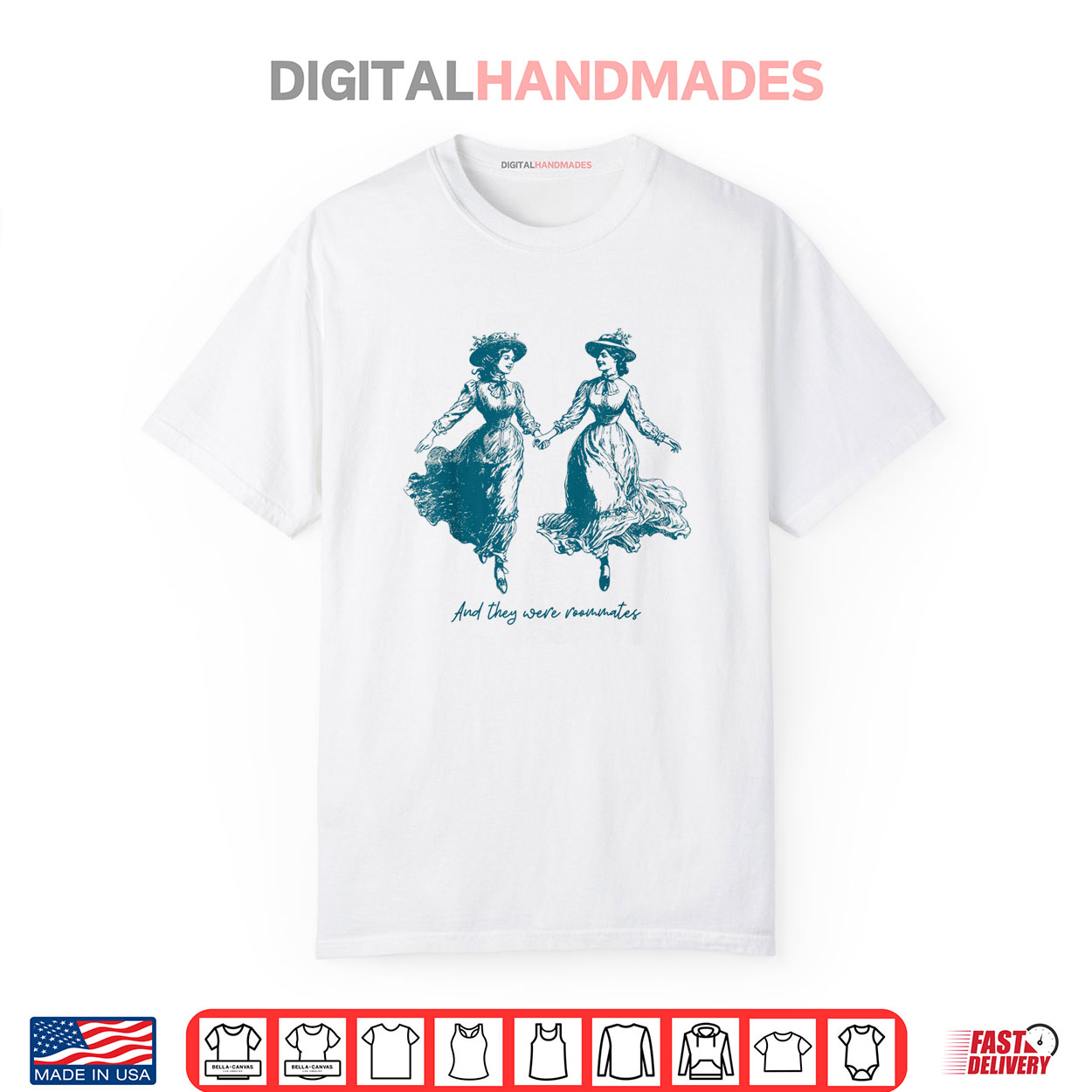 Vintage Lesbian Pride And They Were Roommates Sapphic Pride Shirt Vintage Lesbian Pride And They Were Roommates Sapphic Pride Shirt