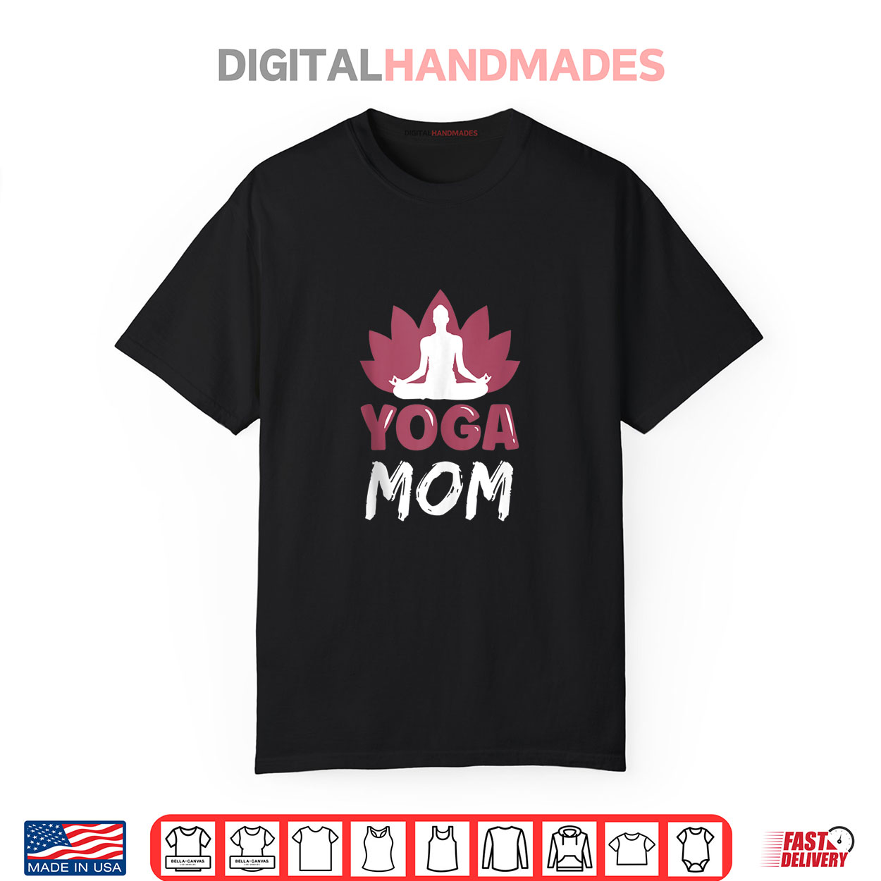 Yoga Mom Meditation Lover Hobby Cute Mother Mommy Mama Shirt Yoga Mom Meditation Lover Hobby Cute Mother Mommy Mama Shirt