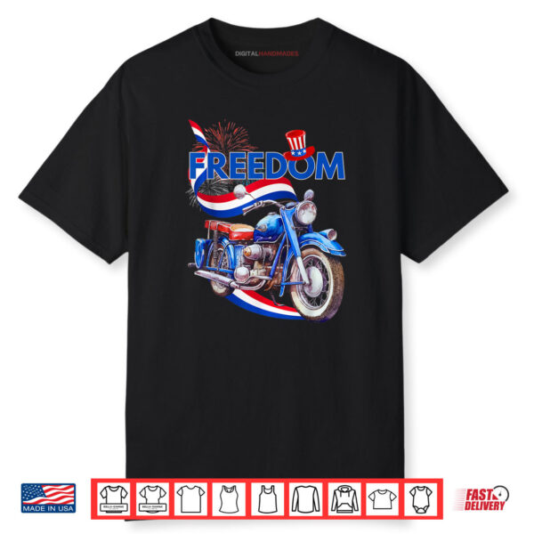 4th of July Freedom Motorcycle Shirt