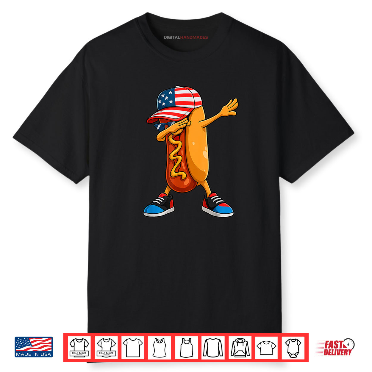 4th of July Hot dog Funny Fourth of July Shirt