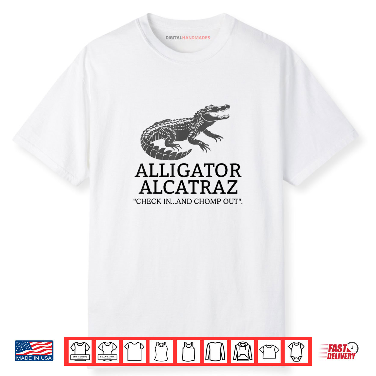 Alligator Alcatraz Check In And Comp Out Shirt