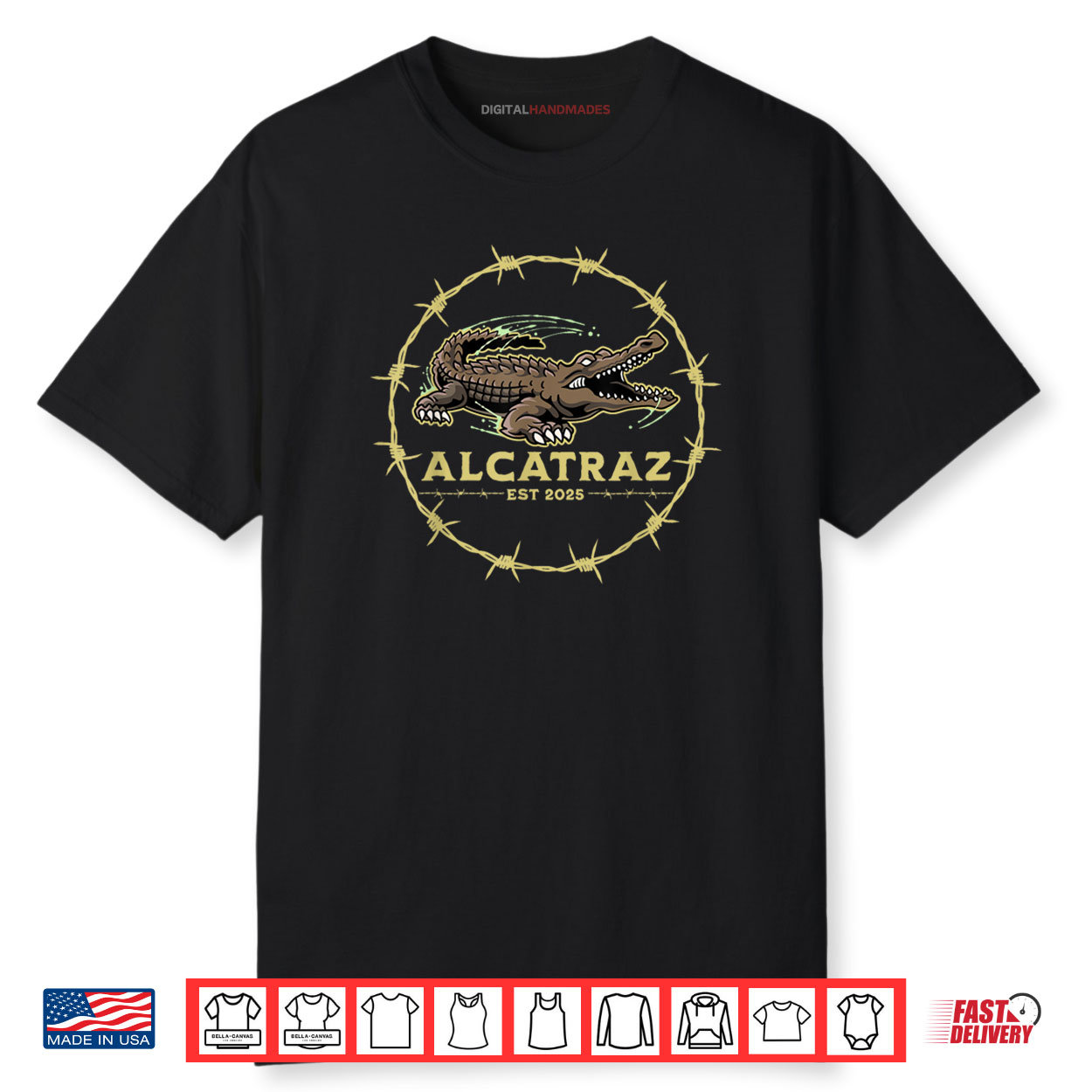 Alligator Alcatraz Florida Everglades Prison Shirt