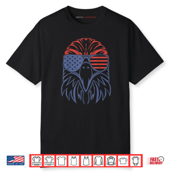 American Bald Eagle USA Flag Shirt 4th of July Eagle USA Shirt