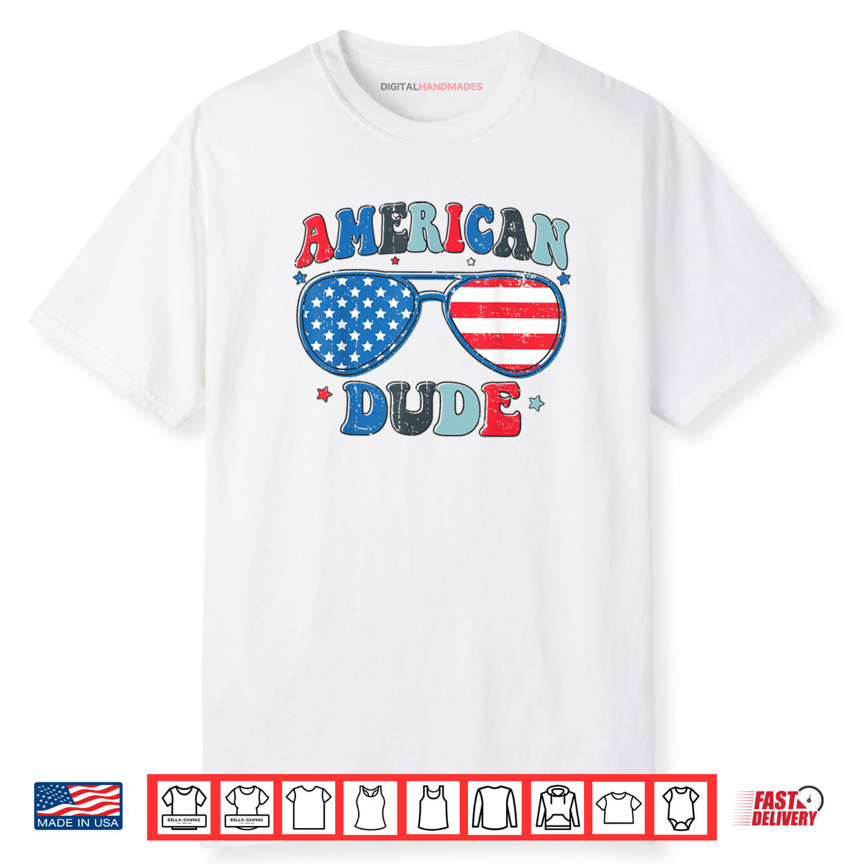 American Dude Sunglasses 4th Of July Patriotic Shirt American Dude Sunglasses 4th Of July Patriotic Shirt