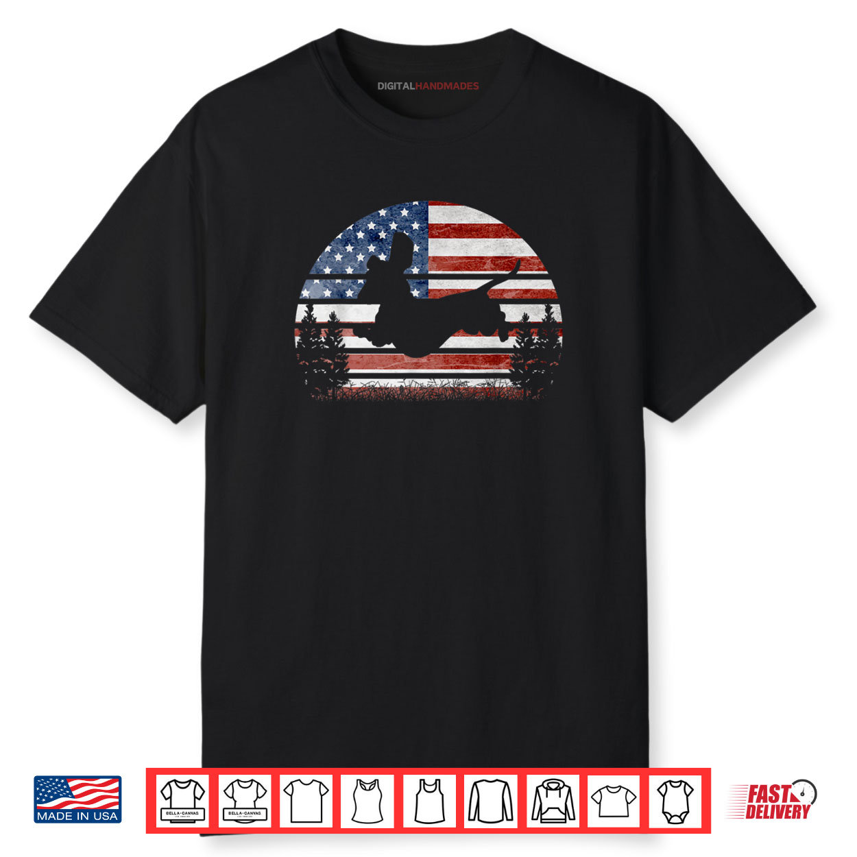 American Flag Dachshund Patriotic 4th Of July Weiner Lover Shirt American Flag Dachshund Patriotic 4th Of July Weiner Lover Shirt