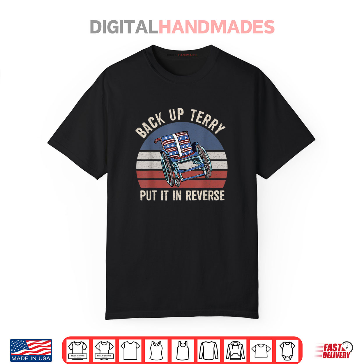 Back Up Terry Put It In Reverse Firework Vintage 4th Of July Shirt