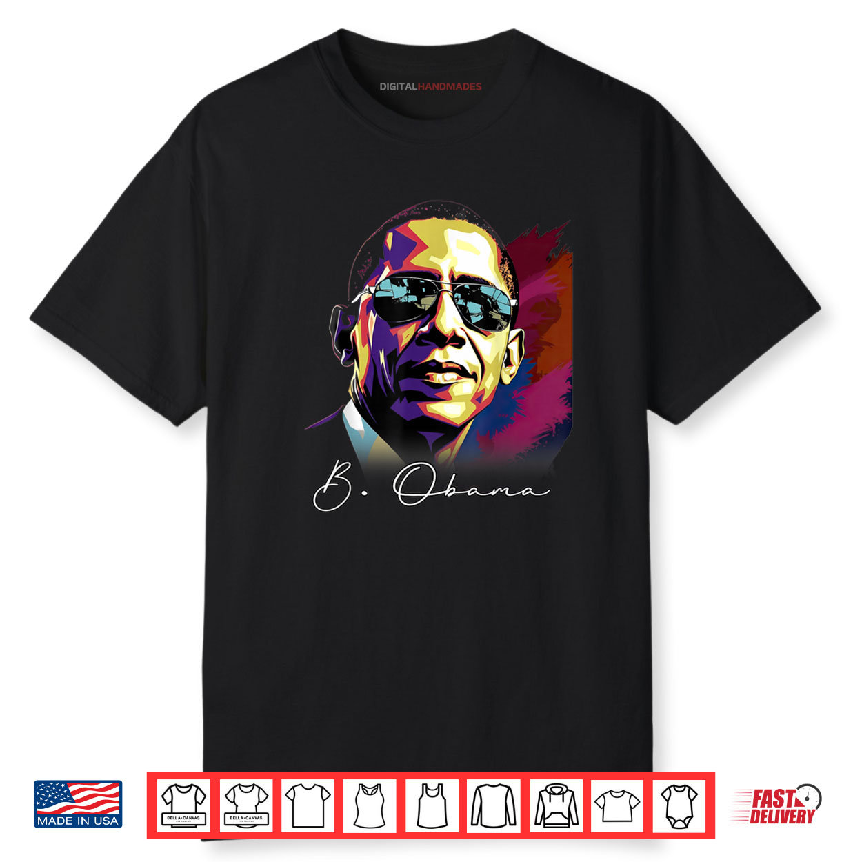 Barack Obama President Portrait Patriotic 4th Of July Shirt Barack Obama President Portrait Patriotic 4th Of July Shirt