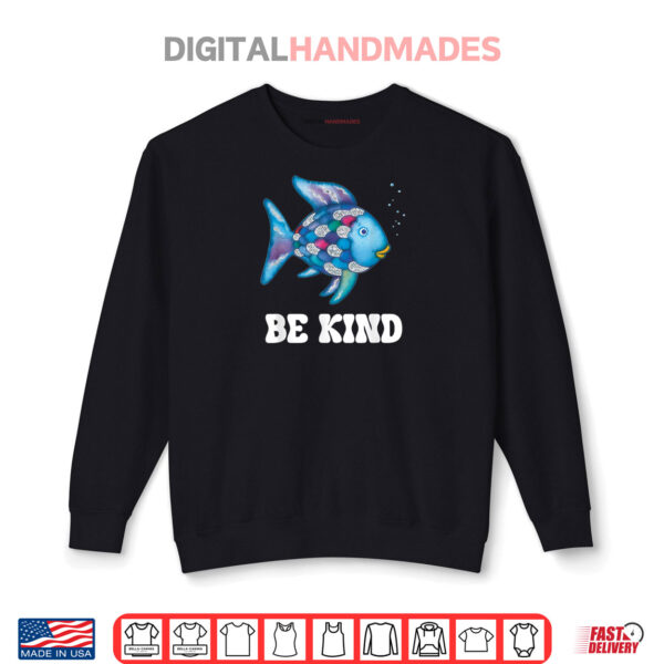 Be Kind Rainbow Fish Teacher Life Teaching Back To School Shirt