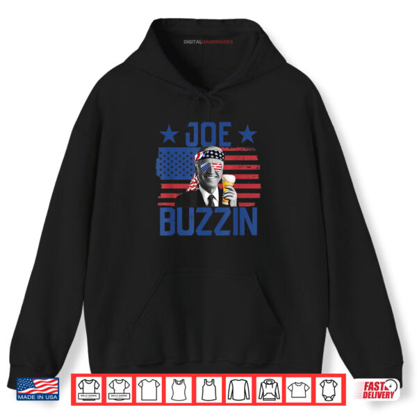 Black Hoodie Joe Buzzin 4th Of July Funny Drinking President Joe Biden Shirt digitalhandmades
