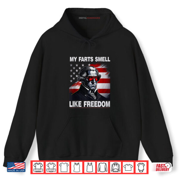 Black Hoodie My Farts Smell Like Freedom Funny 4th Of July Shirt digitalhandmades