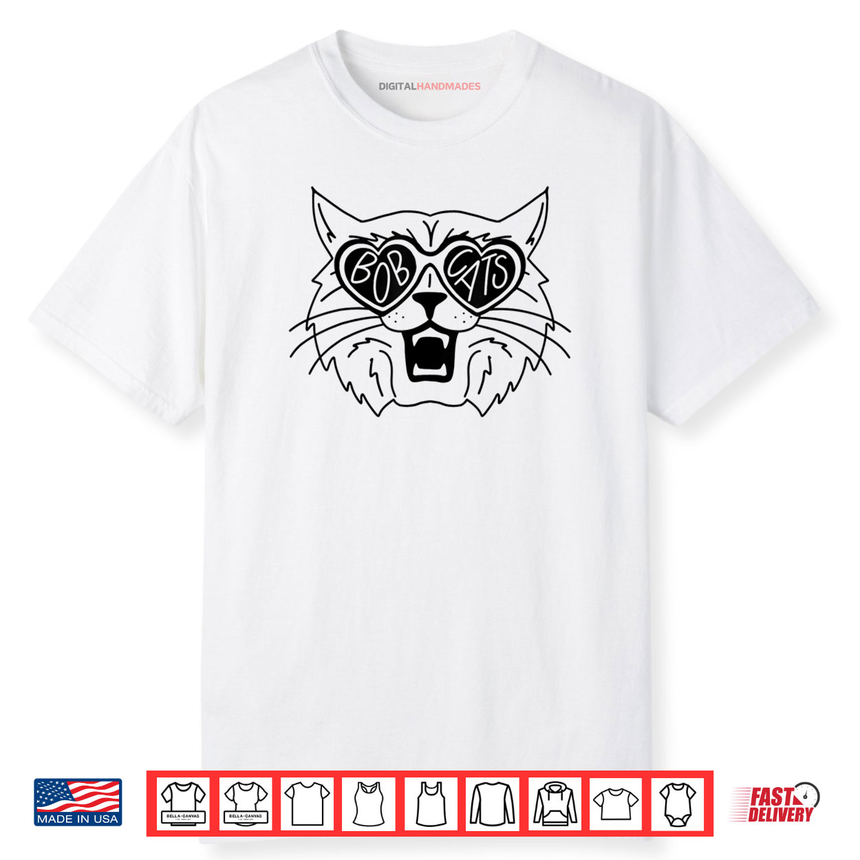 Bobcats School Sports Fan Team Spirit Shirt Bobcats School Sports Fan Team Spirit Shirt