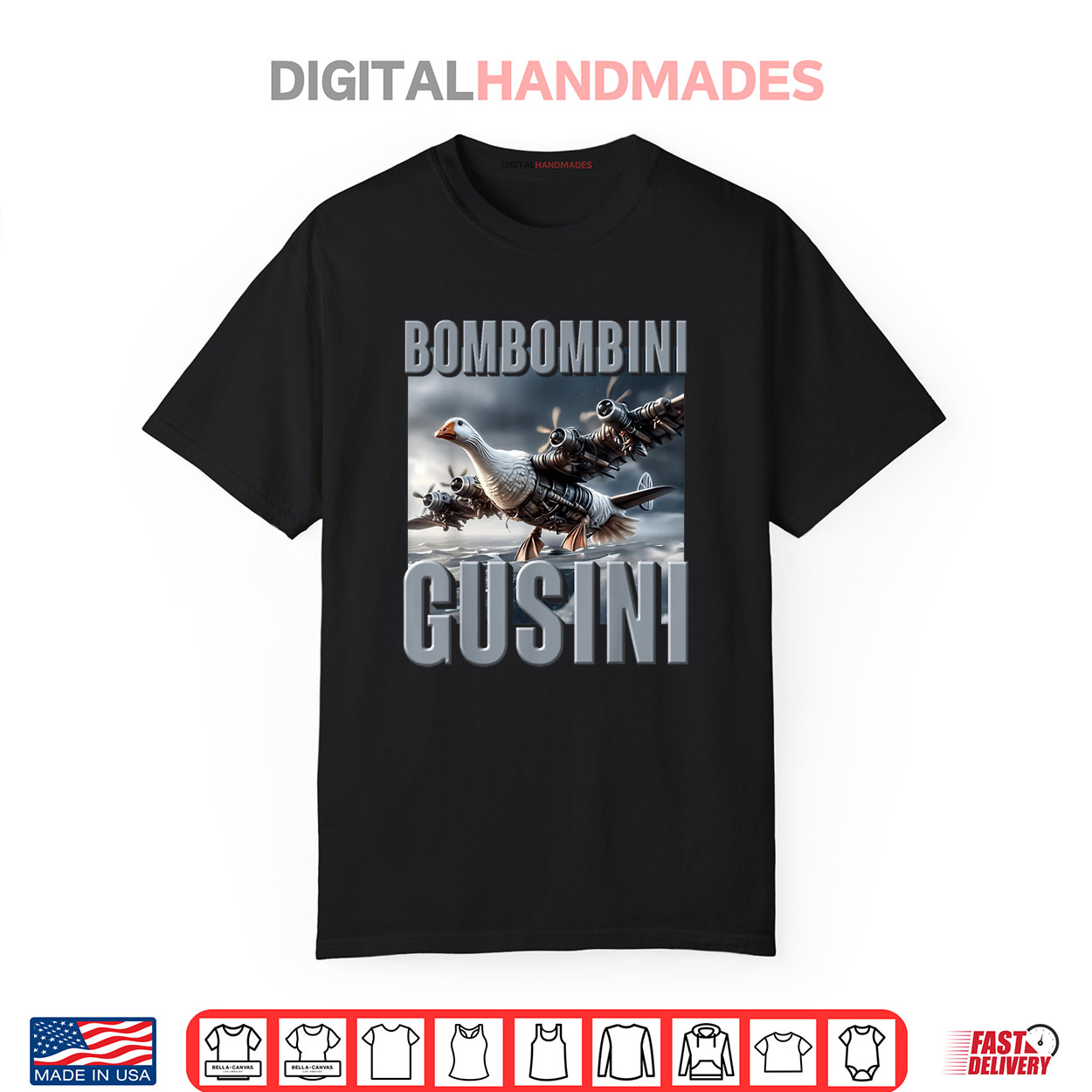 Bombombini Gusini Character Italian Brainrot Shirt Bombombini Gusini Character Italian Brainrot Shirt
