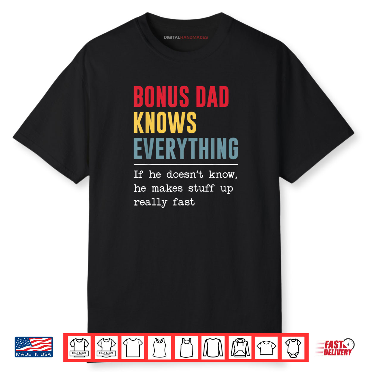 Bonus Dad Knows Everything Shirt Funny Father’s Day Shirt Bonus Dad Knows Everything Shirt Funny Father’s Day Shirt