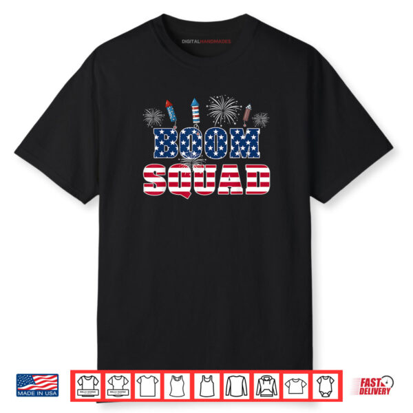 Boom Squad 4th of July Shirt