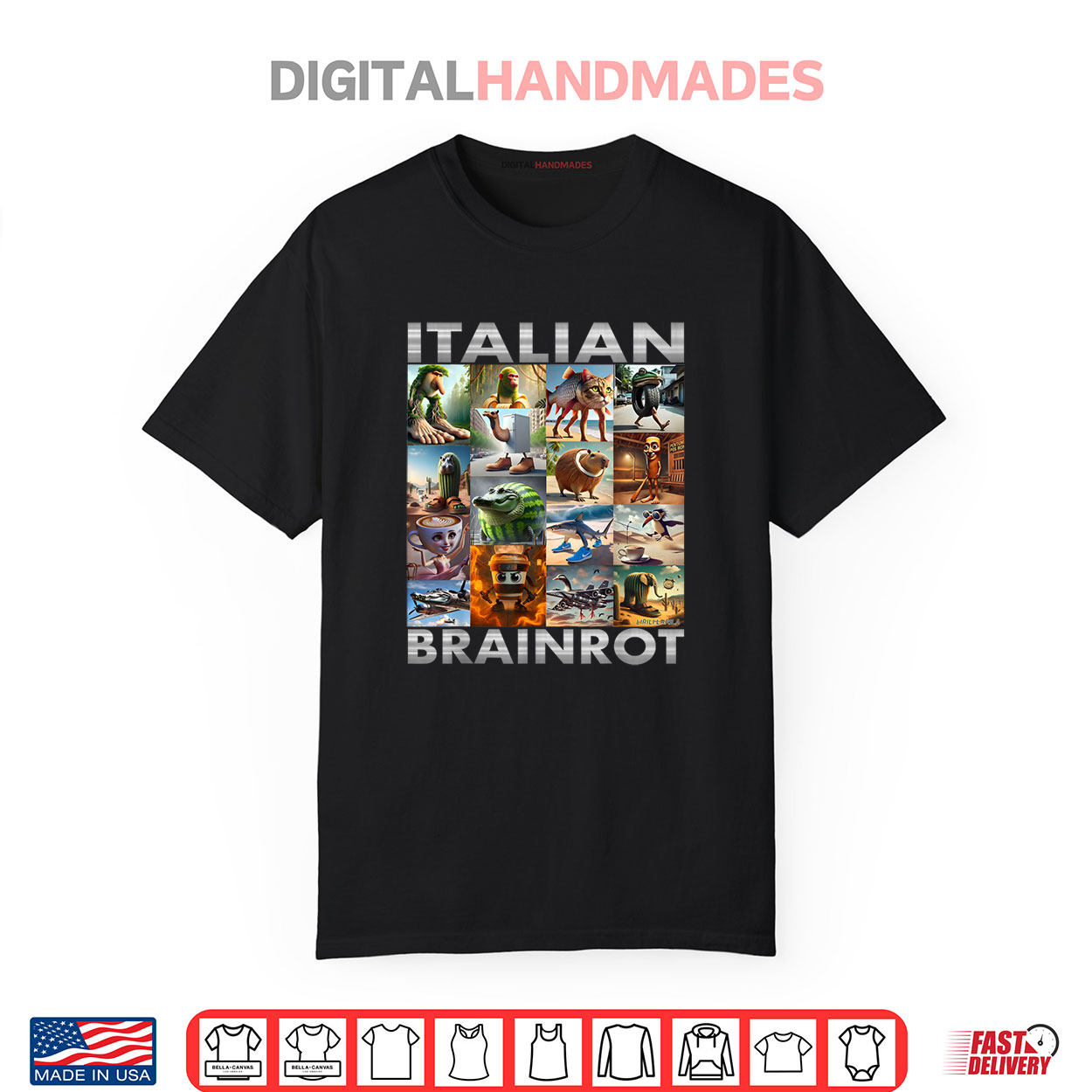 Brainrot Meme Italian Brain Rot Italian Brainrot Shirt Brainrot Meme Italian Brain Rot Italian Brainrot Shirt