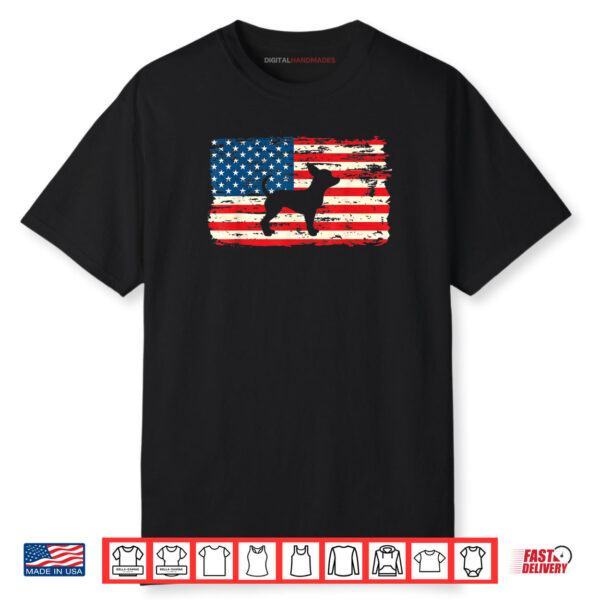 Chihuahua American Flag 4th Of July Shirt
