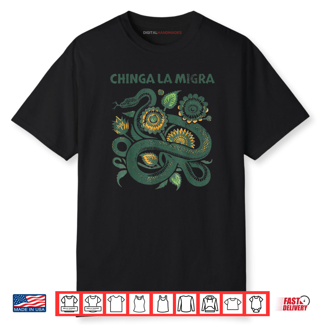 Chinga La Migra Pro Immigration Fascism Human Rights Shirt