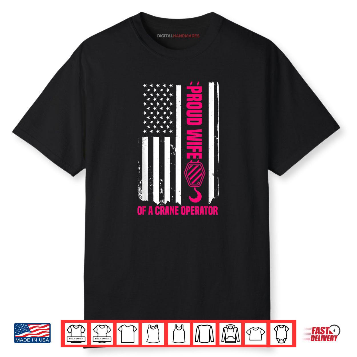 Crane Operator Fourth Of July Construction Tower USA Flag Shirt Crane Operator Fourth Of July Construction Tower USA Flag Shirt