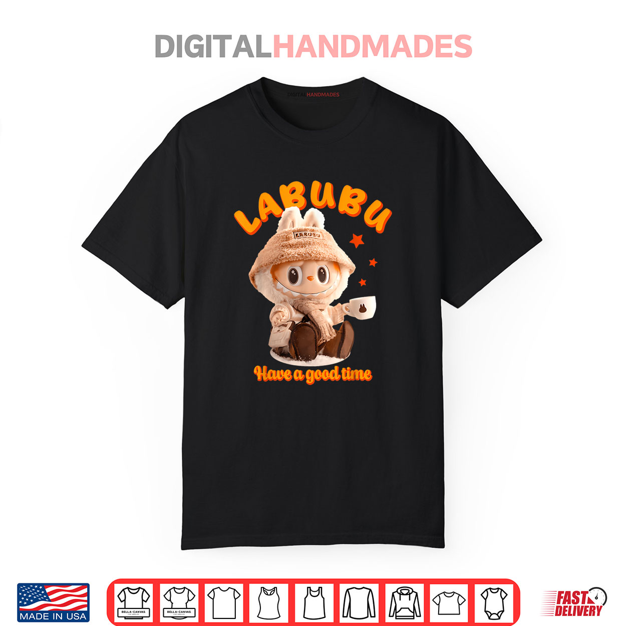 Cute Labubu Classic Pose Funny Shirt Cute Labubu Classic Pose Funny Shirt