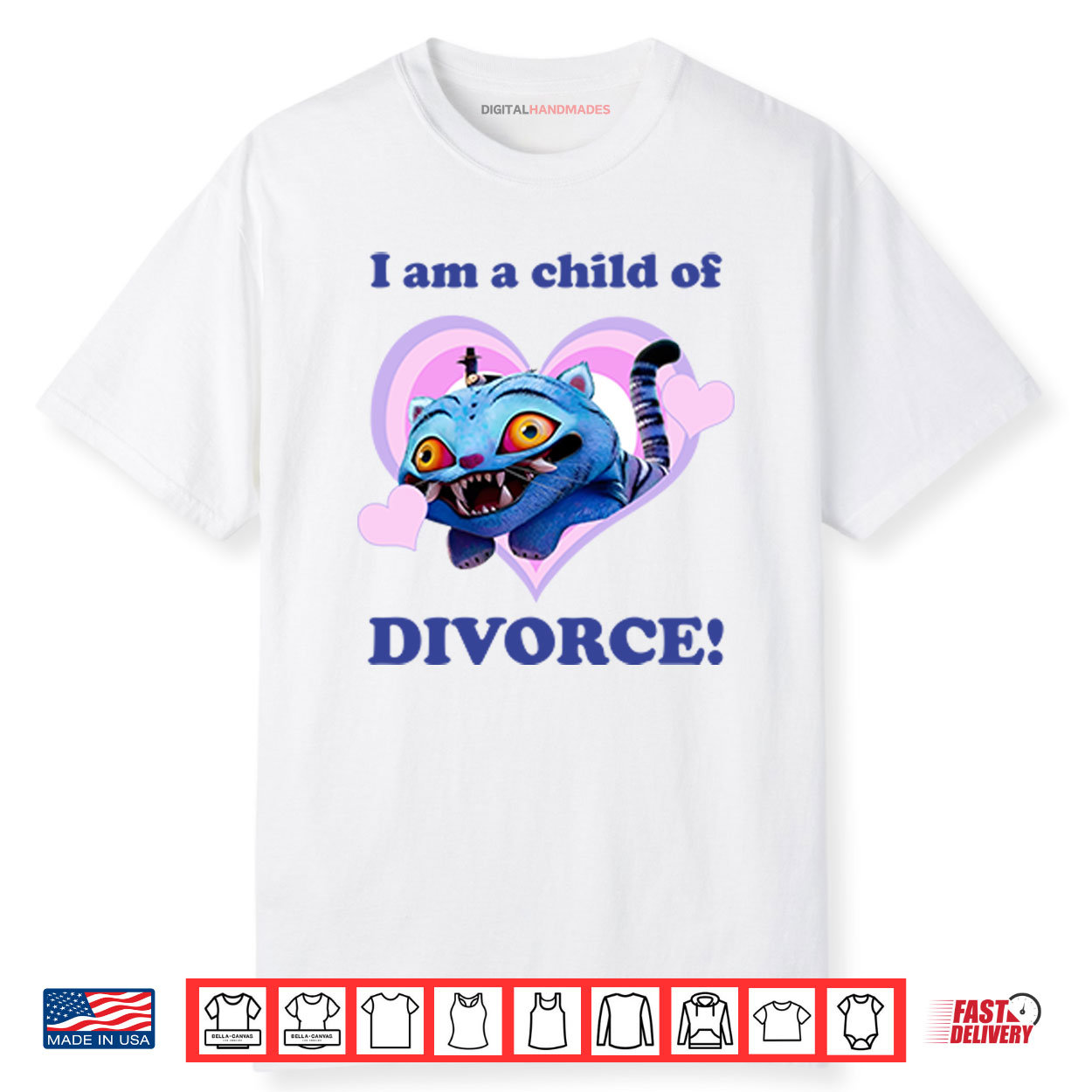 Derpy I Am A Child Of Divorce Shirt