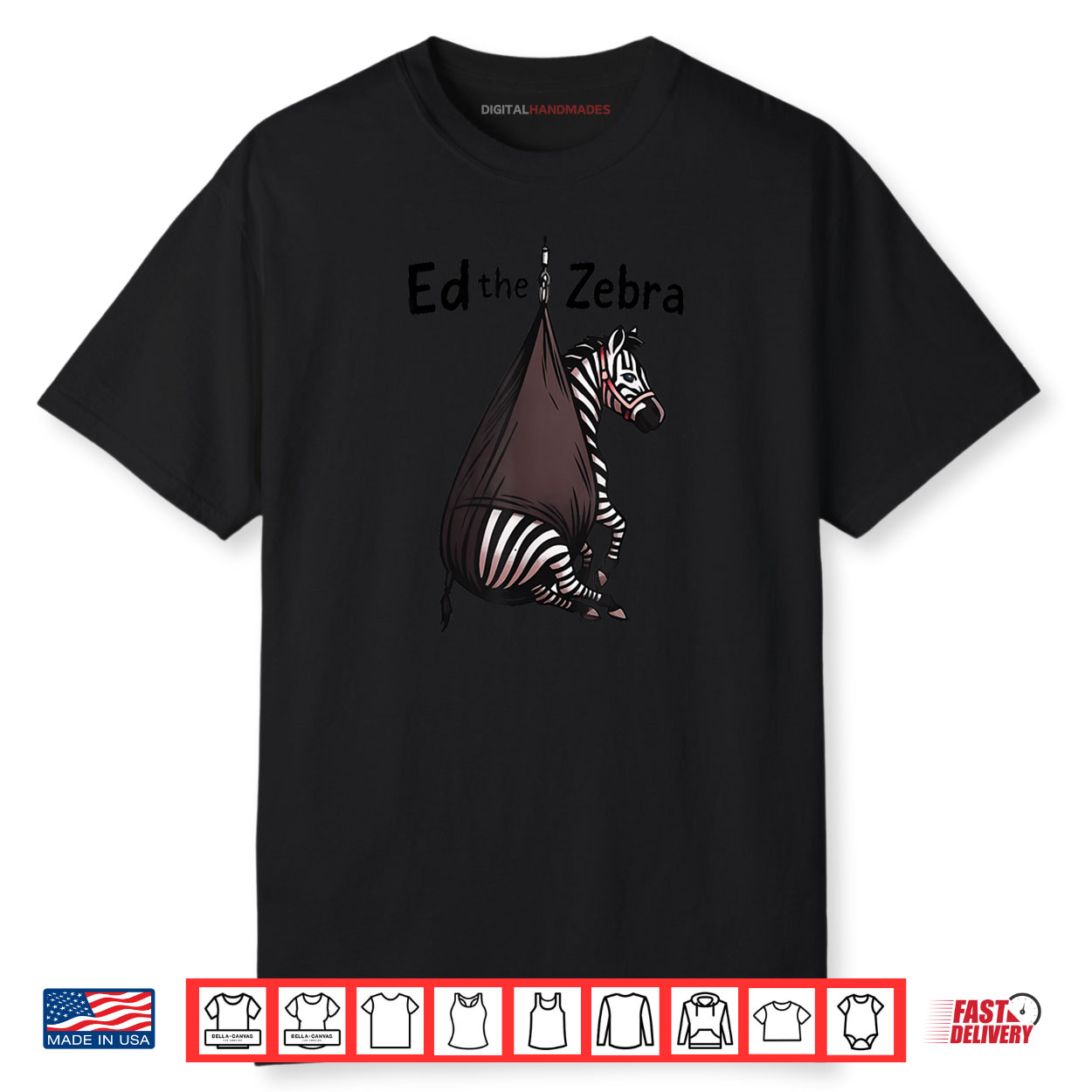 Ed The Zebra Captured Tee Funny Shirt